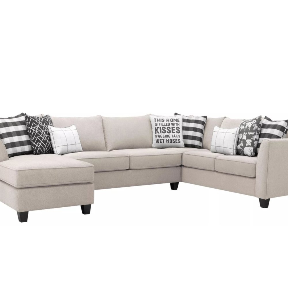 Set of 5 NEW Black-and-White Fun Sofa or Chair Accent Throw Pillows -- dog-theme